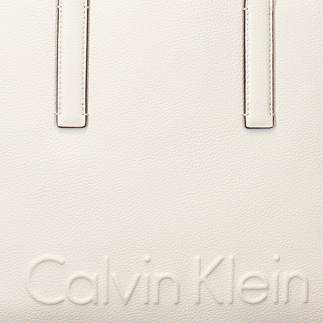 CALVIN KLEIN Shopper EDGE MEDIUM SHOPPER en blanc - large