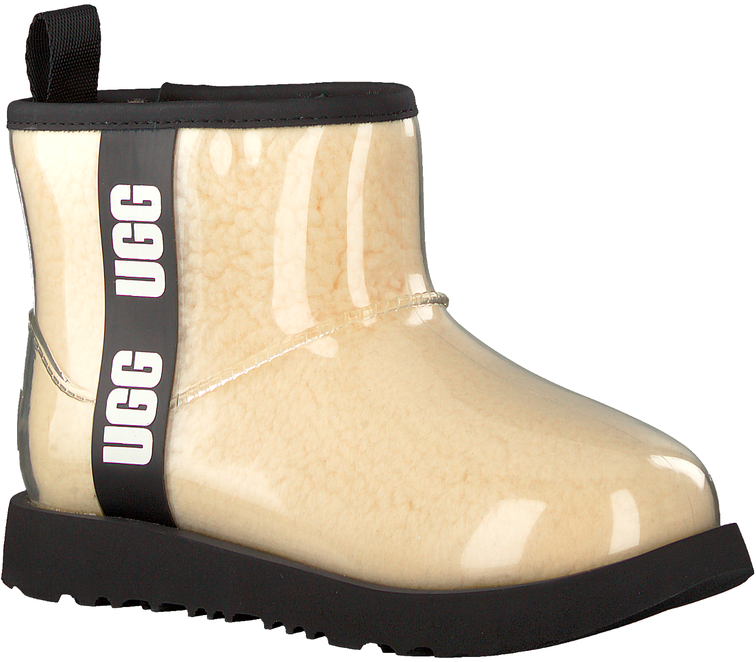 Beige UGG Vachtlaarzen CLASSIC CLEAR MINI II | Omoda