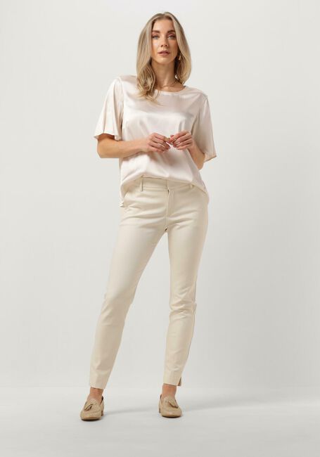 Ecru MOS MOSH  EVIE SS SATIN BLOUSE - large
