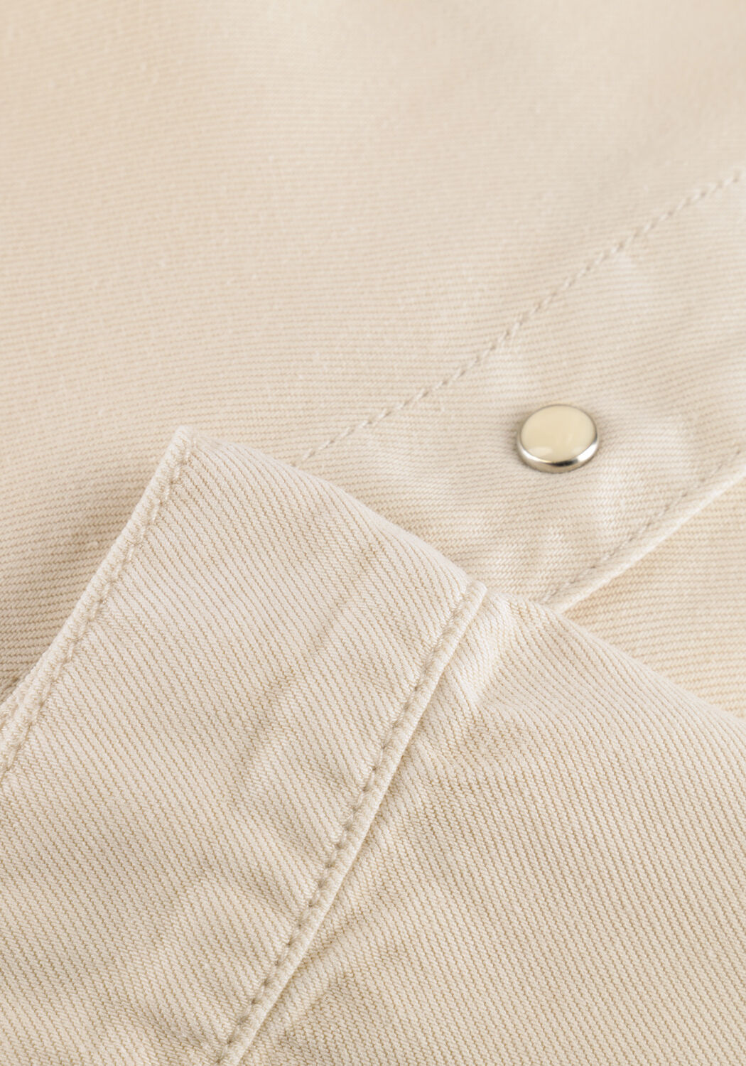 OBJECT OBJFRAME 2/4 RE DENIM TOP Blouses en beige - large