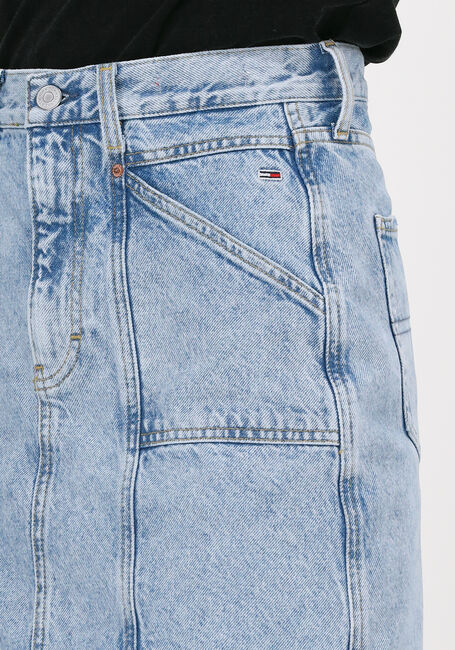 Lichtblauwe TOMMY JEANS Minirok MOM SKIRT K PCKT BE715 SVLBRG - large