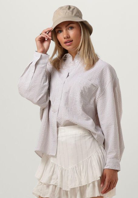 Zand COLOURFUL REBEL  VICKY STRIPED DROPPED SHOULDER BLOUSE - large
