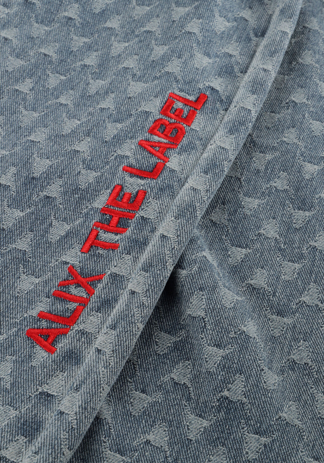 Lichtblauwe ALIX MINI Mom jeans TAPARED BULL DENIM PANTS - large