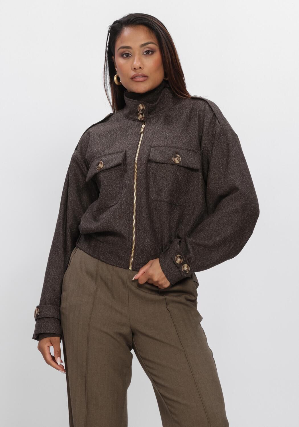 NUKUS Jack HOPE JACKET en marron - large