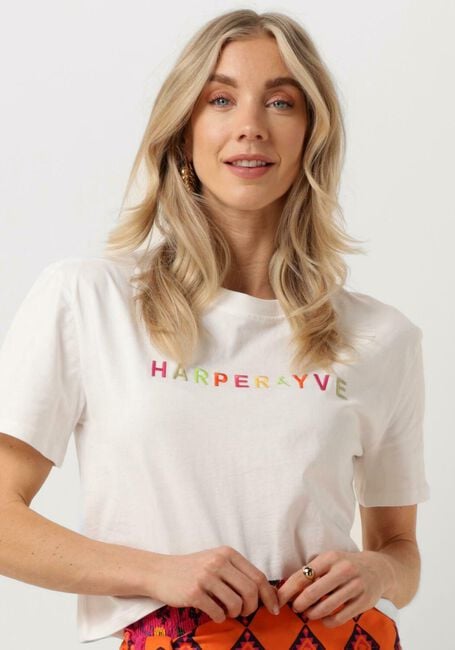 Witte HARPER & YVE T-shirt HARPER-SS - large