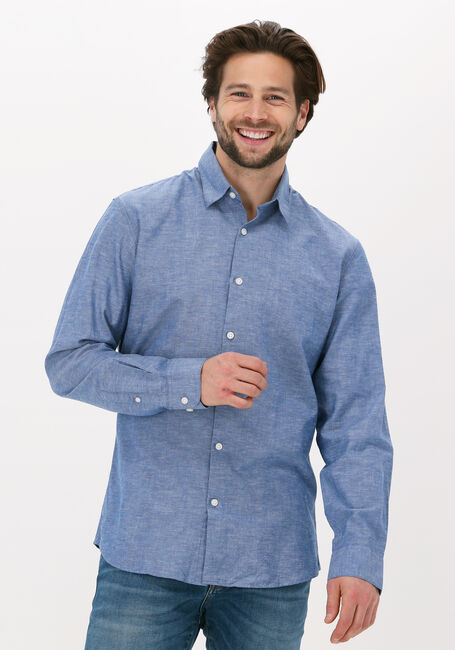 SELECTED HOMME Chemise décontracté SLHSLIM-SUN SHIRT LS NOOS Bleu clair - large