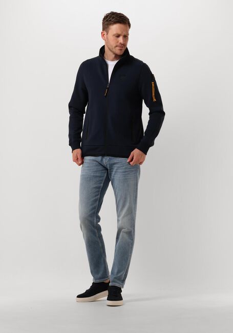 Blauwe PME LEGEND Jassen ZIP JACKET INTERLOCK - large