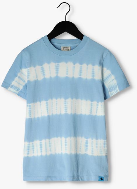 SCOTCH & SODA T-shirt RELAXED FIT SHORT SLEEVED TIE-DYE en bleu - large
