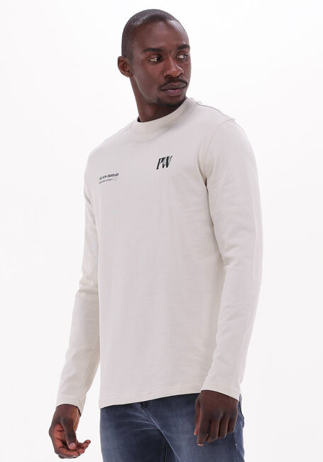 PUREWHITE  CREWNECK JERSEY LONG SLEEVE WITH GRAPHIC PRINTS Blanc - large