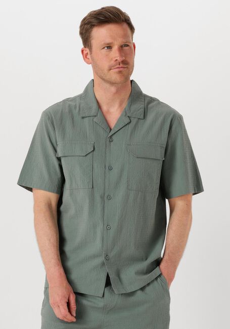 PURE PATH Chemise décontracté REGULAR FIT SHORTSLEEVE SHIRTS en vert - large