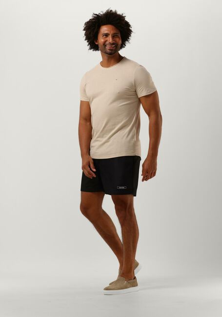 TOMMY JEANS T-shirt TJM SLIM JASPE C NECK en beige - large