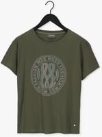 MOS MOSH T-shirt LEAH HOLI O-SS TEE en vert