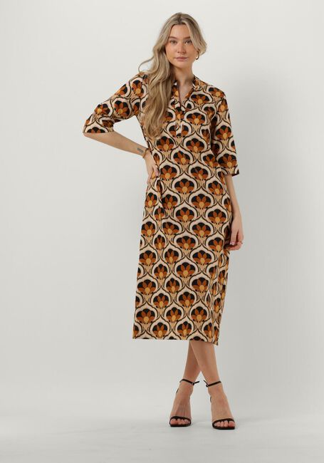 Bruine ANA ALCAZAR Midi jurk 049561-3336 - large