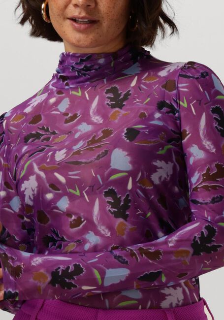 Paarse POM AMSTERDAM Top FEATHERFEST CACTUS PINK - large