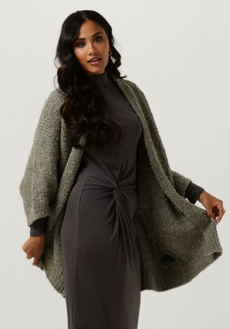 SIMPLE Gilet KNIT-BOCC-23-1 en taupe - large
