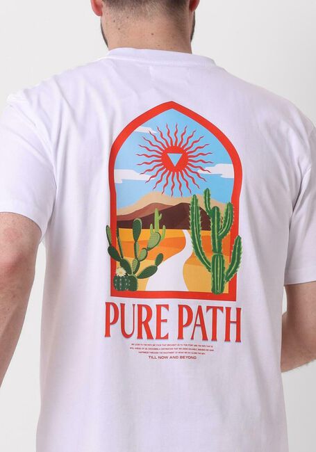 Witte PURE PATH T-shirt TSHIRT WITH CHEST AND BACK PRINT - large