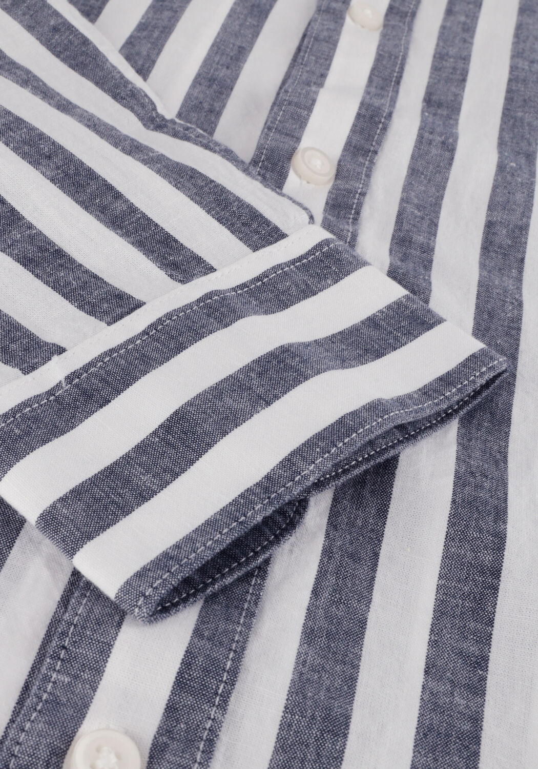 Donkerblauwe SELECTED MEN Klassiek overhemd SLHSLIMNEW-LINEN SHIRTS LS CLASSIC W - large