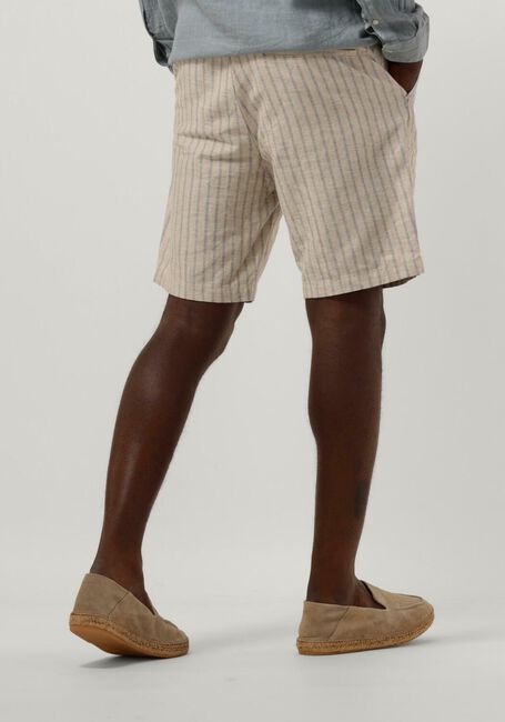 SCOTCH & SODA Pantalon courte FAVE - PRINTED COTTON/LINEN BERMUDA SHORT Sable - large