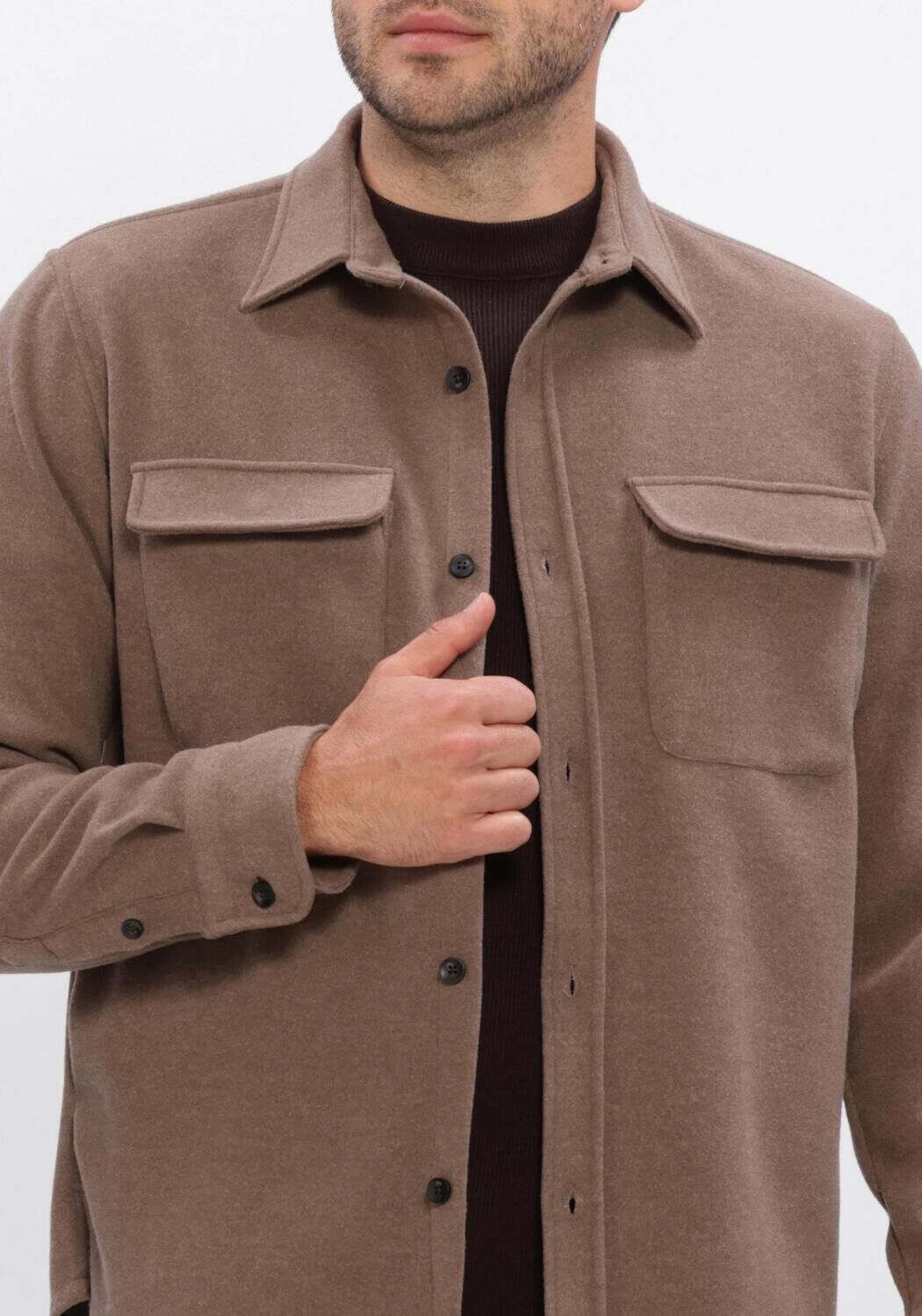 Bruine DSTREZZED Overshirt DS_ULRIK - large