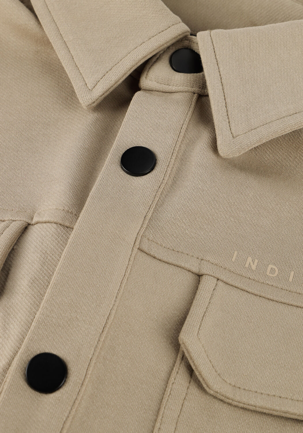 INDIAN BLUE JEANS Surchemise SHIRT JACK TWILL STRETCH PRINT en beige - large