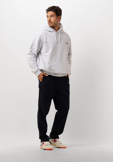 Lichtgrijze WOODBIRD Sweater WBPACS 8410 HOODIE - large