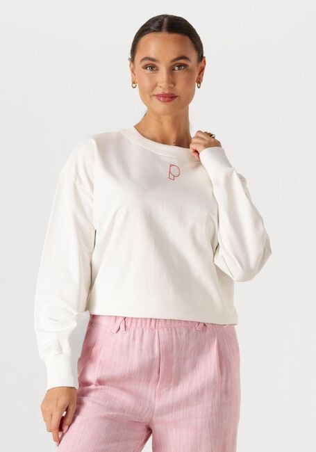 Witte POM AMSTERDAM Truien/vesten SWEATER MATCHPOINT WHITE - large