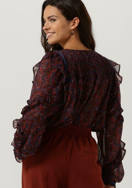LOUIZON DARLEEN TOP Blouses Bordeaux - large