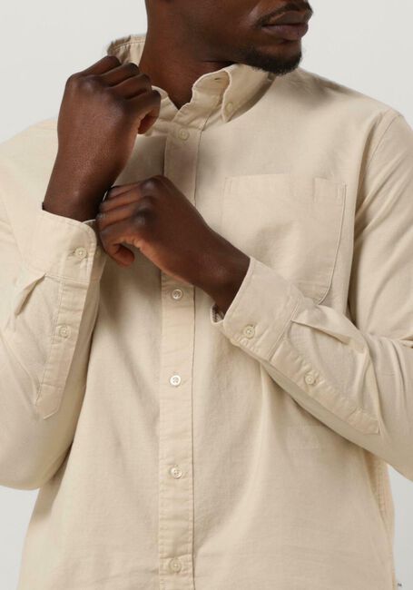 SELECTED HOMME Chemise décontracté SLHREGRICK-OX FLEX SHIRT LS en beige - large
