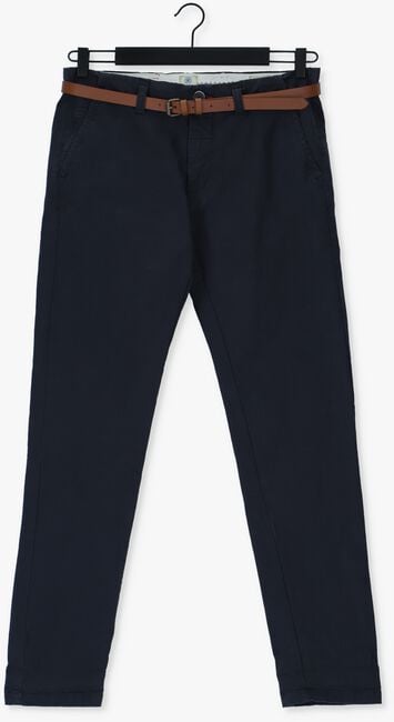 Donkerblauwe DSTREZZED Chino PRESLEY CHINO PANTS WITH BELT STRETCH TWILL - large
