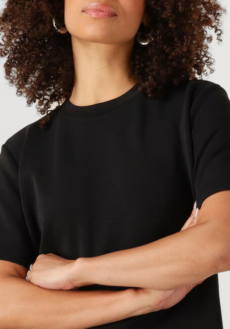 Zwarte SELECTED FEMME Top SLFTENNY SS BOXY O-NECK - large