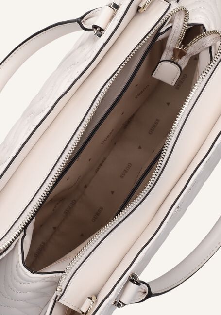 Witte GUESS Handtas MELISANDRA LRG TRI COMP STCHL Witte GUESS Handtas MELISANDRA LRG TRI COMP STCHL - large