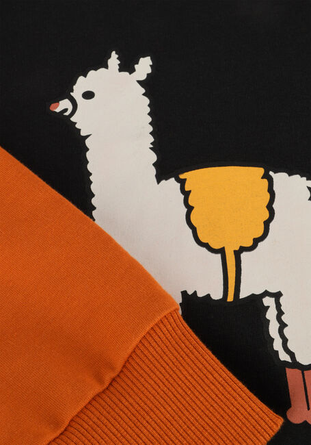 CARLIJNQ Chandail BASIC-SWEATER WITH PRINT en noir - large