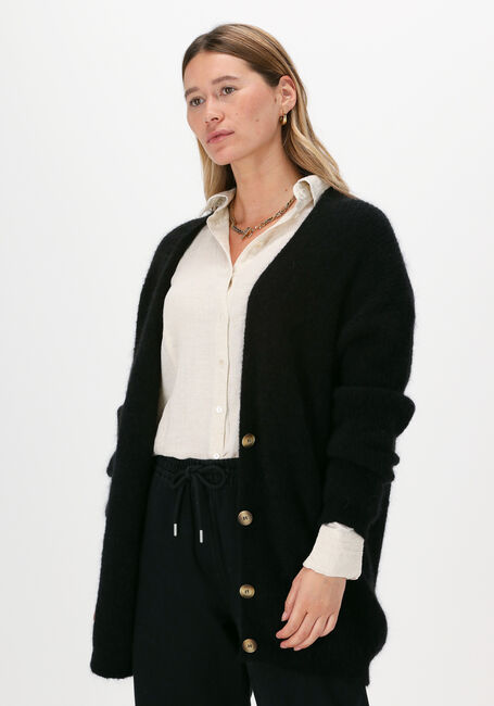 Zwarte BY-BAR Vest ABBY CARDIGAN - large