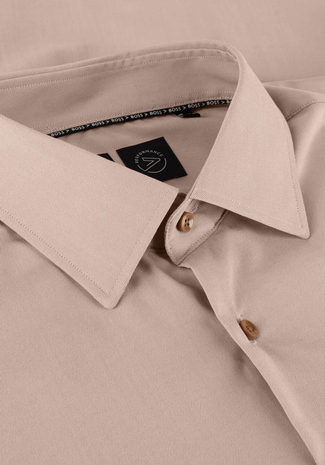 Beige BOSS BLACK Klassiek overhemd P-JOE-KENT-C1-222 - large