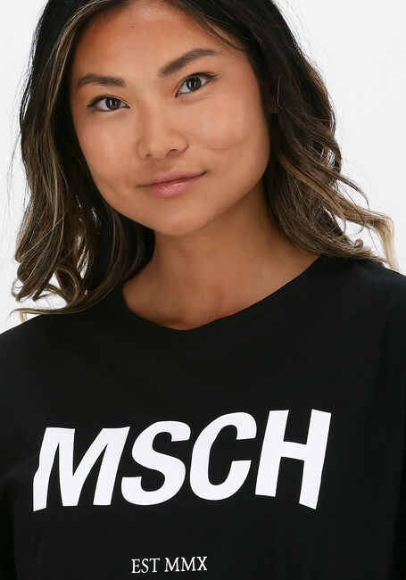Zwarte MSCH COPENHAGEN T-shirt ALVA MSCH STD TEE - large