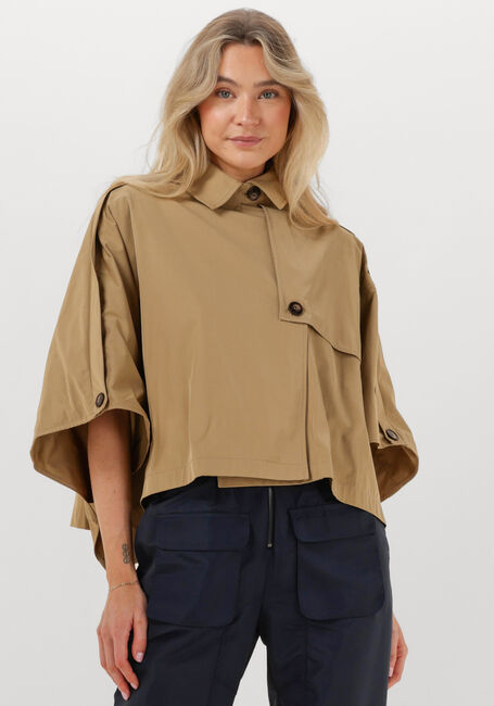CO'COUTURE Trenchcoats FRANCIS CROP CAPE JACKET en camel - large
