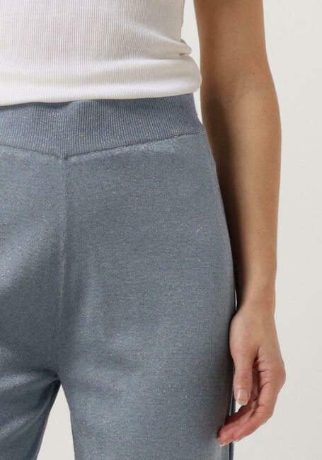 Lichtblauwe EST'SEVEN Wijde broek CELESTE TROUSER - large
