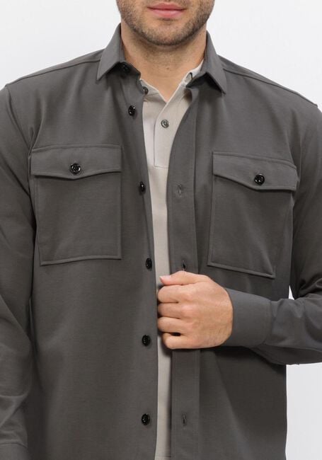 GENTI Surchemise MIDTOWN RELAXED FIT en taupe - large