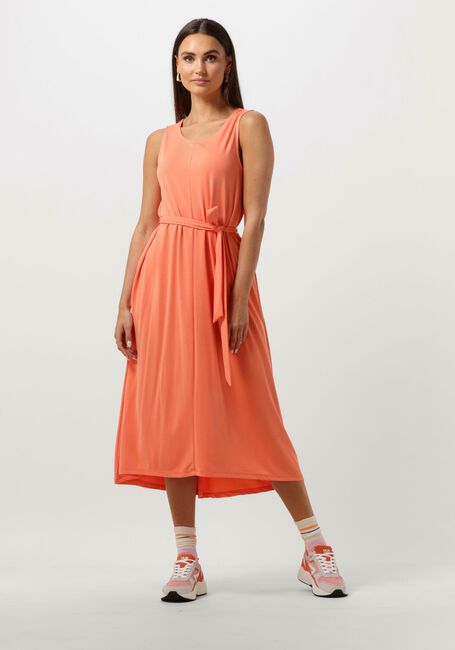 Oranje MSCH COPENHAGEN Midi jurk MSCHDEANIE LYNETTE SL DRESS - large