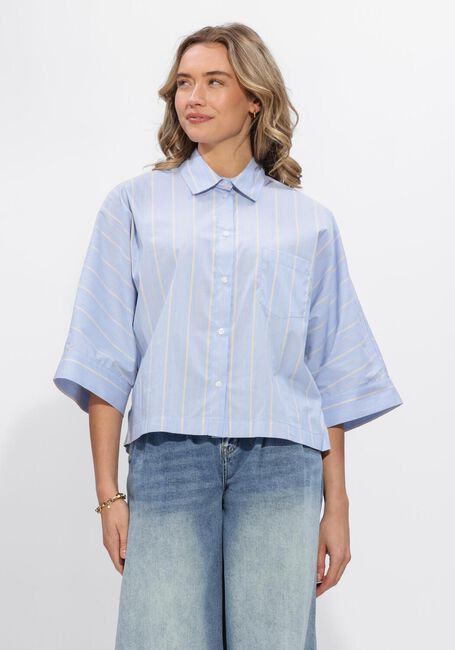 Blauwe JANICE  CARL BLOUSE - large