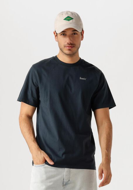 Donkerblauwe FORÉT T-shirt OCEAN T-SHIRT - large