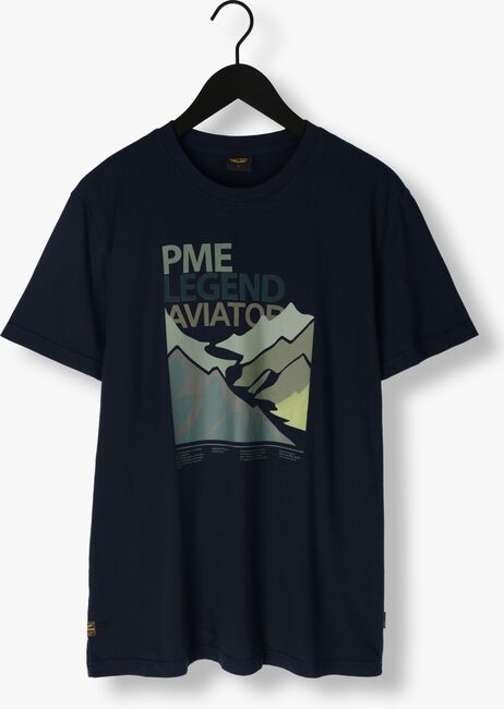 PME LEGEND T-shirt SHORT SLEEVE R-NECK SINGLE JERSEY Bleu foncé - large