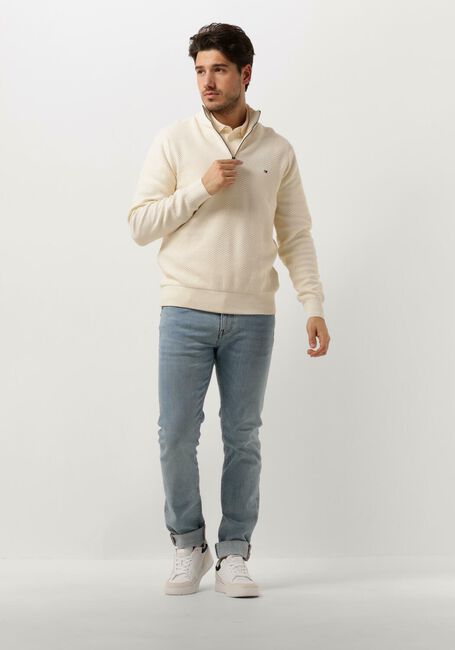 Beige TOMMY HILFIGER Polo 1985 SLIM POLO - large