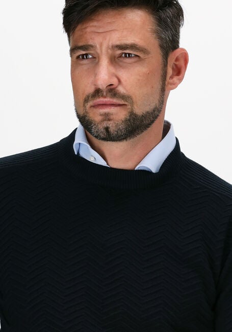 Blauwe KULTIVATE Trui KN RYAN - large