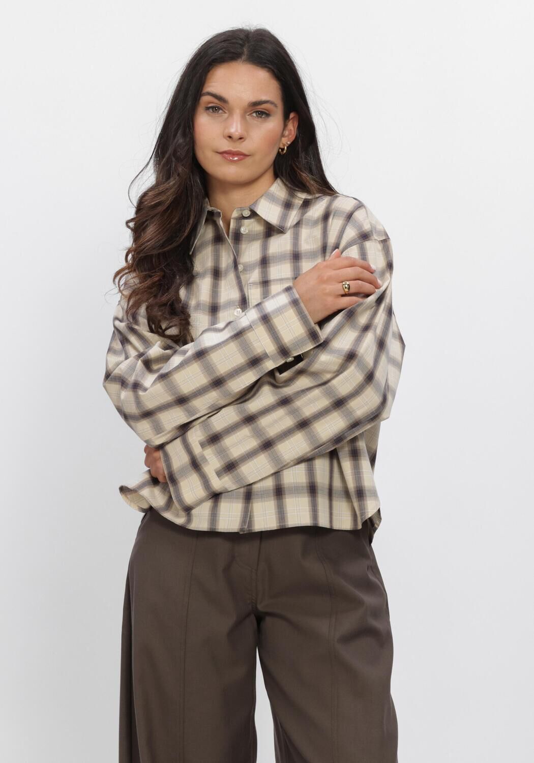 Creme SECOND FEMALE  LIRIA SHIRT - large