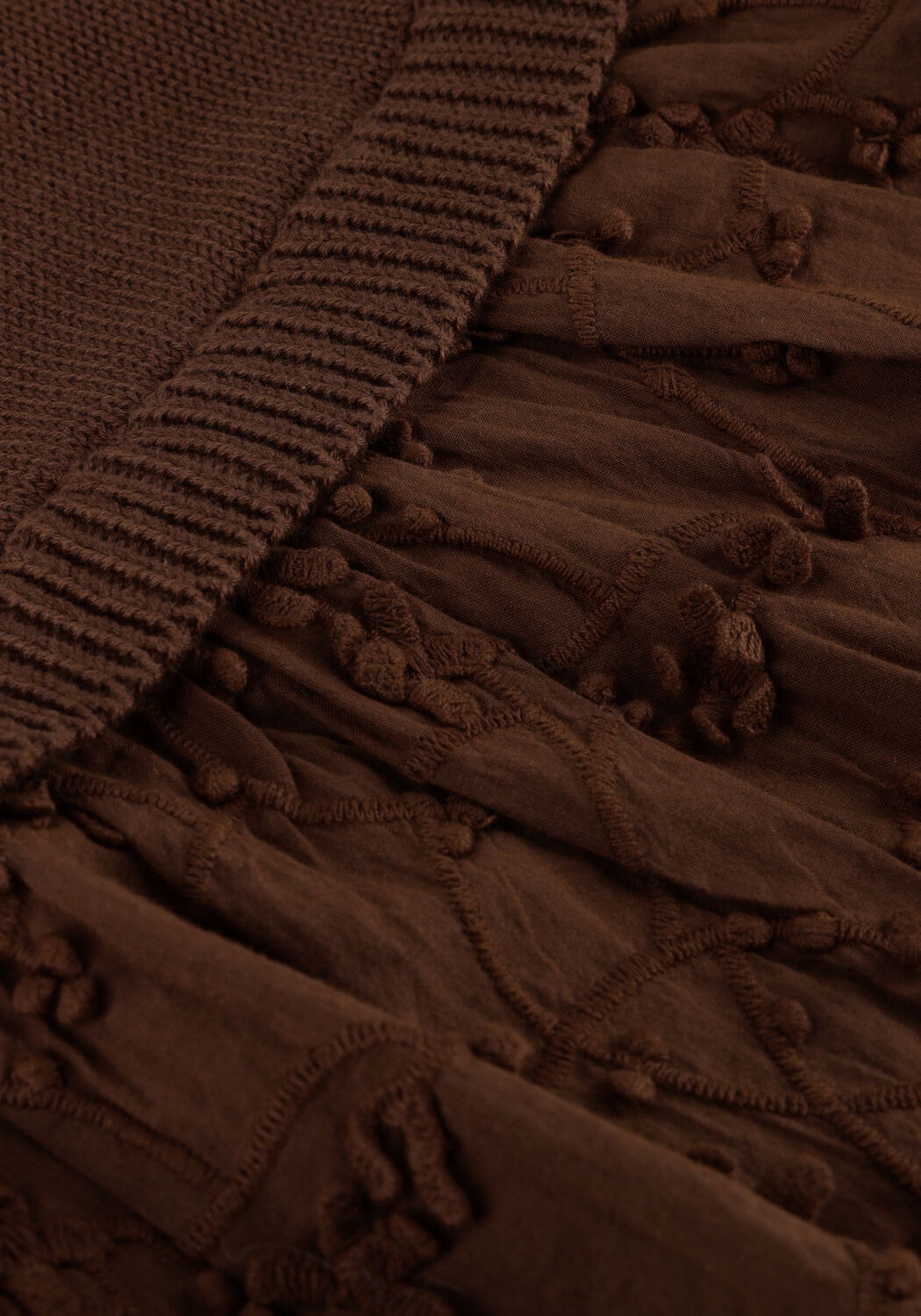 TON & TON Mini robe TESS en marron - large