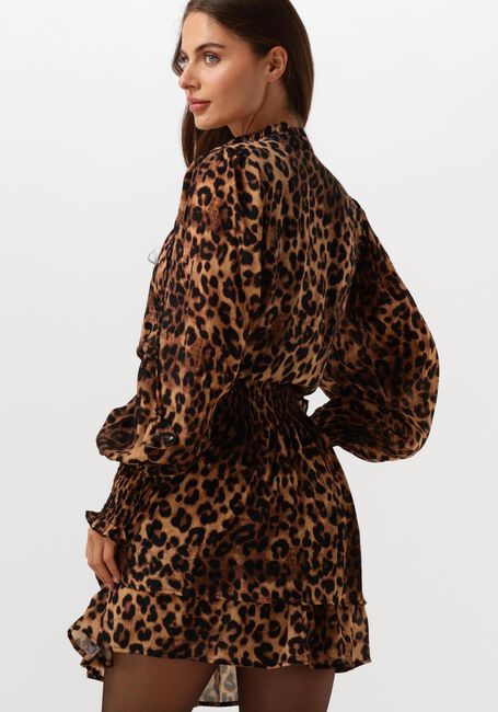 Bruine JANICE Mini jurk ARI - large