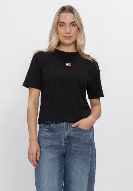 Zwarte TOMMY JEANS T-shirt TJW BXY BADGE TEE EXT - large
