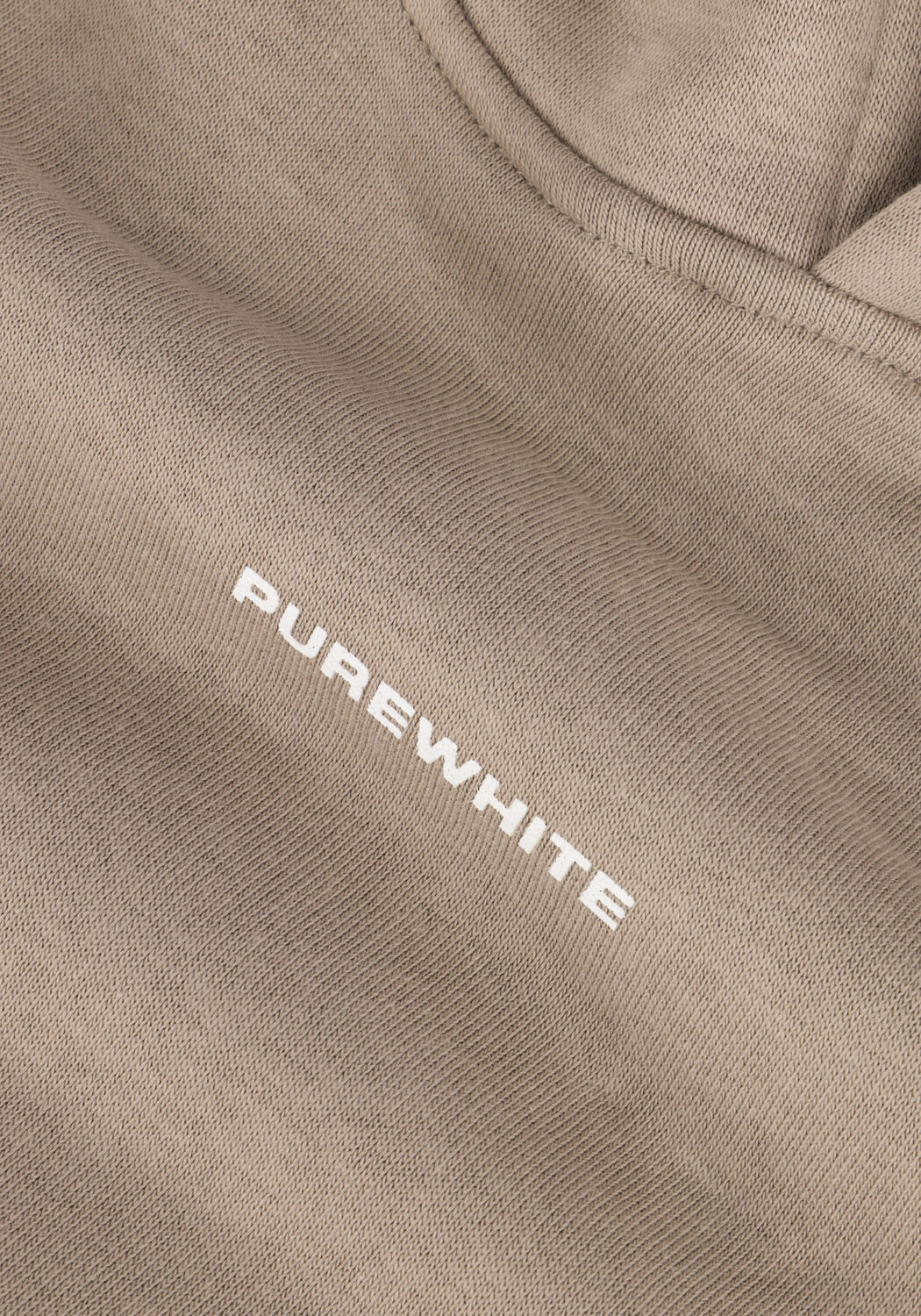 Taupe PUREWHITE Sweater PURE LOGO HOODIE - large