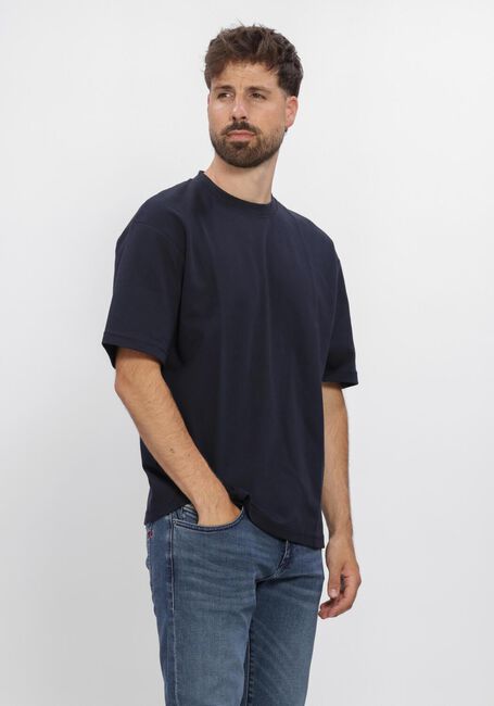 SELECTED MEN T-shirt SLHLOOSEOSCAR SS O-NECK TEE NOOS Bleu fonc&eacute; - large